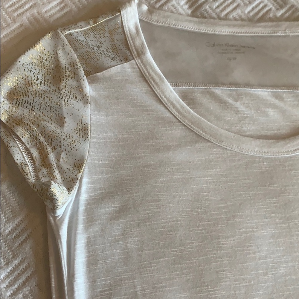 Calvin Klein white T-shirt - Picture 4 of 8